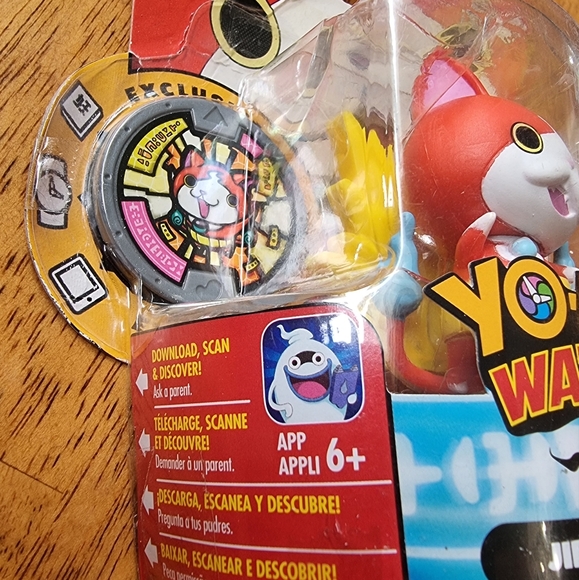 🆕️ YO-KAI WATCH ~ Jibanyan ~ With Medal New in Package - Picture 3 of 5